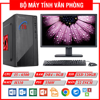 BỘ PC Văn Phòng TBM (i5 6500/H110/8GB RAM/120GB SSD/Màn 22 inch)