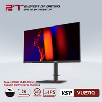 MÀN HÌNH GAMING VSP VU271Q (27 INCH/QHD/IPS/165HZ/1MS/USB TYPEC)