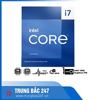 CPU INTEL CORE I7-13700F (UP TO 5.2GHZ, 16 NHÂN 24 LUỒNG, 30MB CACHE, 65W) - SOCKET INTEL LGA 1700/RAPTOR LAKE)