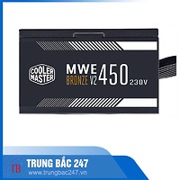 Nguồn máy tính Cooler Master MWE V2 230V 450 450W Plus Bronze  (80 Plus Bronze/Màu Đen)